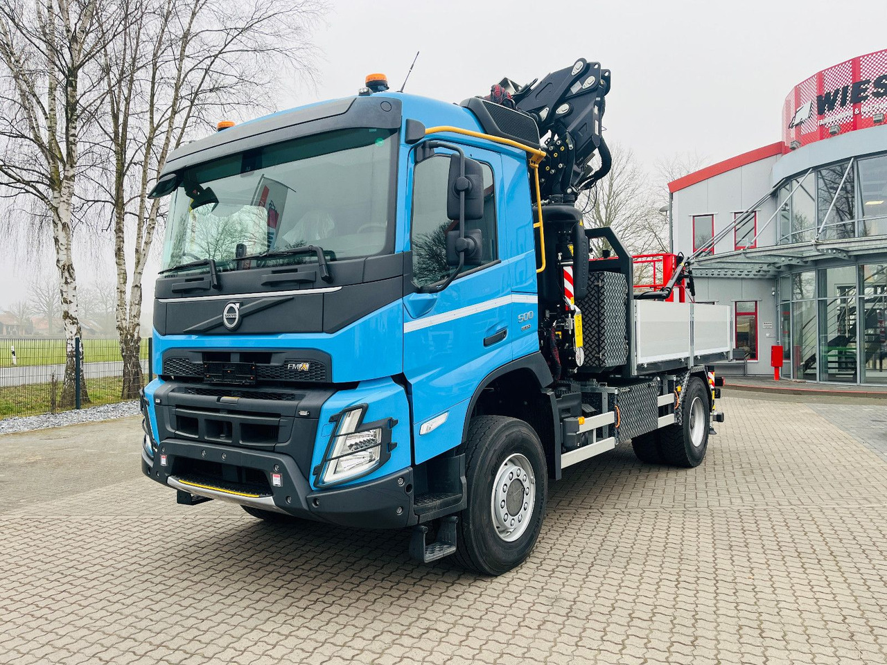 Volvo FMX 500 inkl. F345RB.2.24 & L324 +V20 & Korb - Camión caja abierta, Camión grúa: foto 1 Volvo FMX 500 inkl. F345RB.2.24 & L324 +V20 & Korb - Camión caja abierta, Camión grúa: foto 1