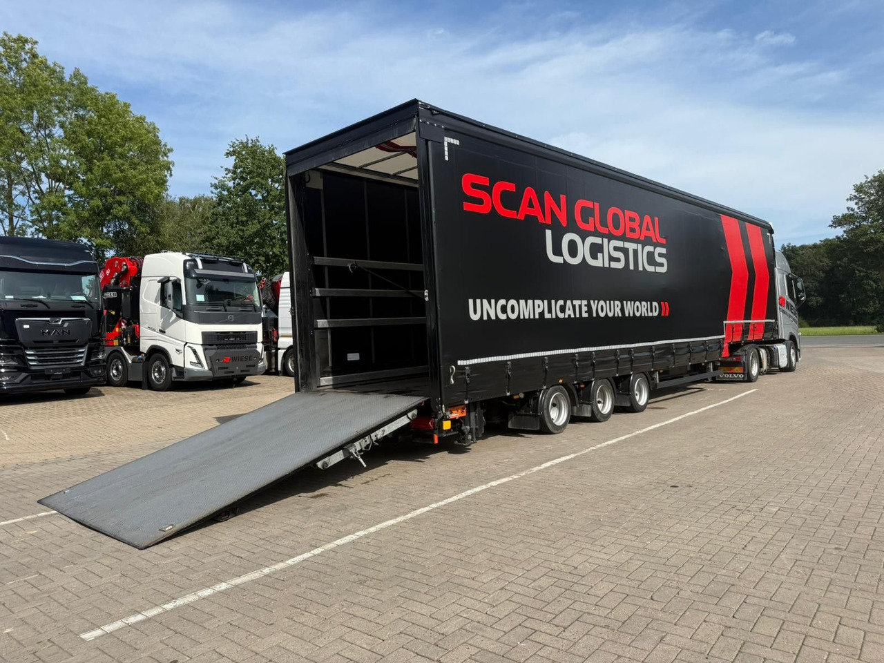 Wiese 3-Achs Gabestaplertransporter Mega LBW - Góndola rebajadas semirremolque: foto 5 Wiese 3-Achs Gabestaplertransporter Mega LBW - Góndola rebajadas semirremolque: foto 5