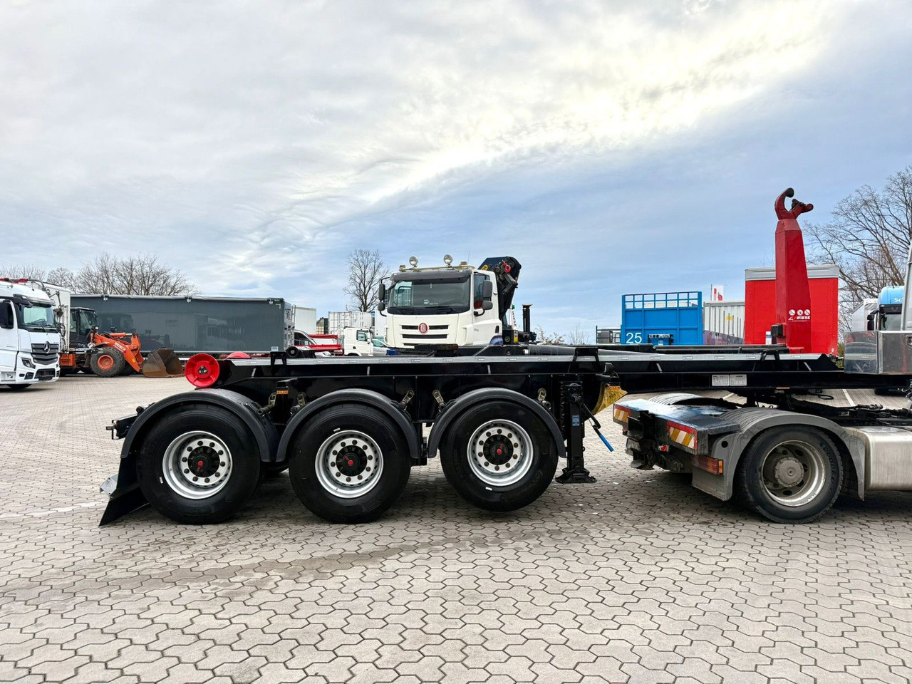 Wiese SA 3 - 36 AK 30 Abrollkipper neu lackiert - Portacontenedore/ Intercambiable semirremolque: foto 5 Wiese SA 3 - 36 AK 30 Abrollkipper neu lackiert - Portacontenedore/ Intercambiable semirremolque: foto 5