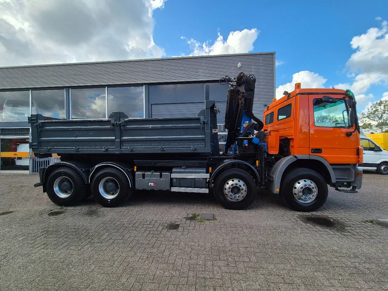 Mercedes-Benz Actros 3241 8X4 Containersysteem/ 20T HMF crane/ Manual - Multibasculante camión, Camión grúa: foto 4 Mercedes-Benz Actros 3241 8X4 Containersysteem/ 20T HMF crane/ Manual - Multibasculante camión, Camión grúa: foto 4