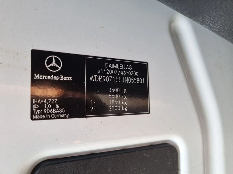 Caja abierta furgoneta Mercedes-Benz Sprinter 516 CDI Chassis Cabine 4.33 WB GVW 3500 kg Euro 6: foto 9