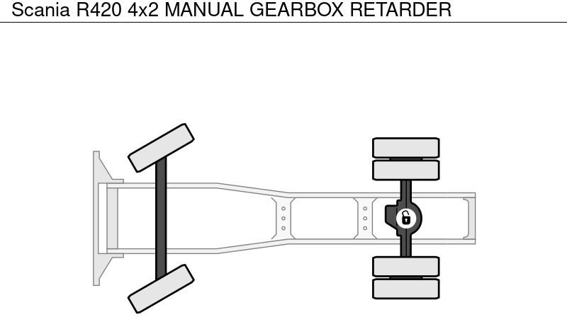 Cabeza tractora Scania R420 4x2 MANUAL GEARBOX RETARDER: foto 11