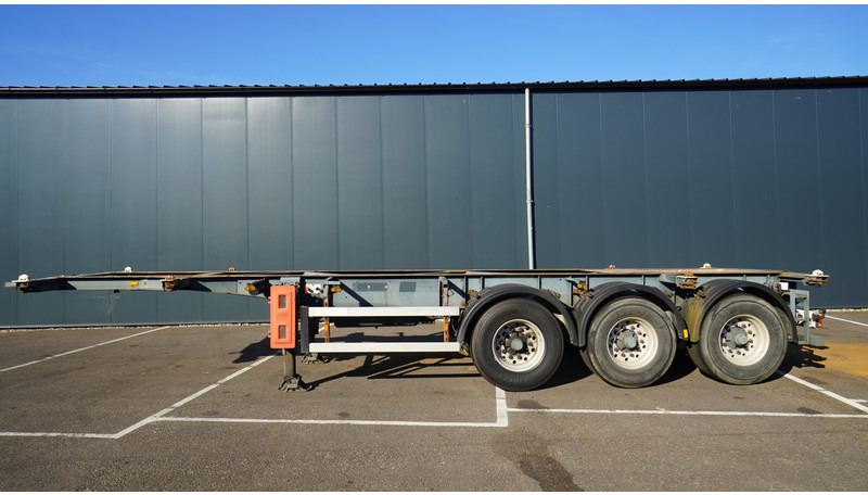 Groenewegen 3 AXLE CONTAINER TRANSPORT TRAILER - Portacontenedore/ Intercambiable semirremolque: foto 1 Groenewegen 3 AXLE CONTAINER TRANSPORT TRAILER - Portacontenedore/ Intercambiable semirremolque: foto 1