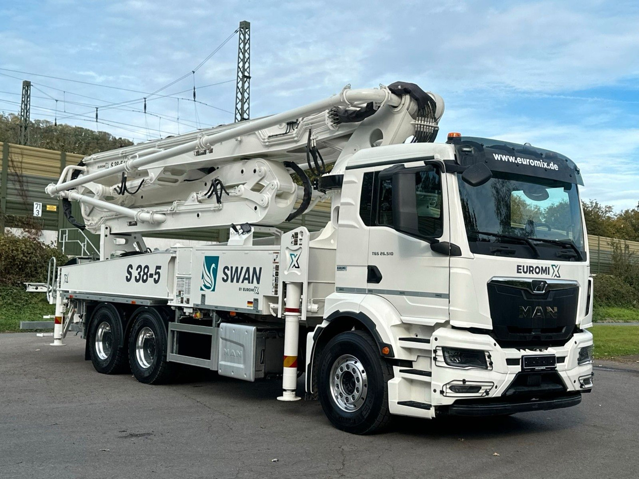 Camión hormigonera MAN TGS 26.510 6x4 SWAN TSP 38-5 160RZ    ( 38m ): foto 8
