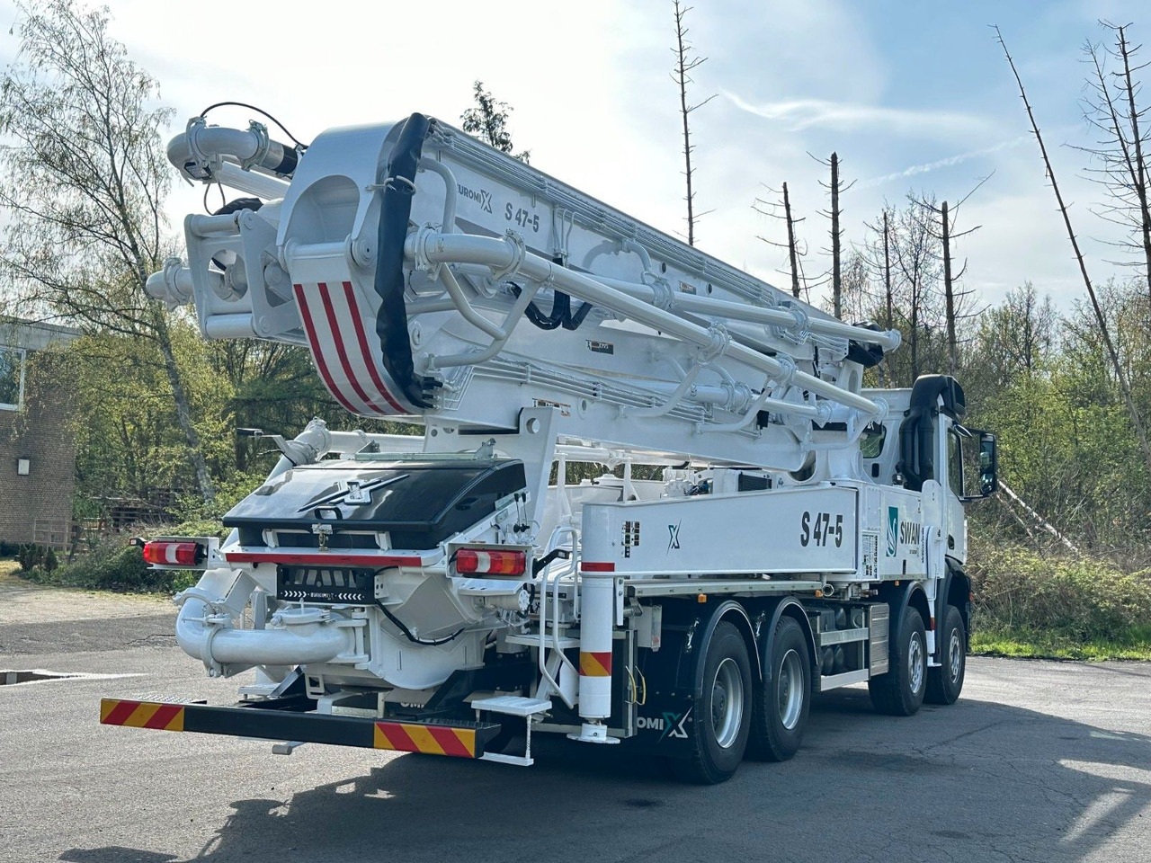 Bomba de hormigón Mercedes-Benz Arocs 5 4542 8x4 SWAN TSP 47-5 160RZ ( 47m ): foto 15