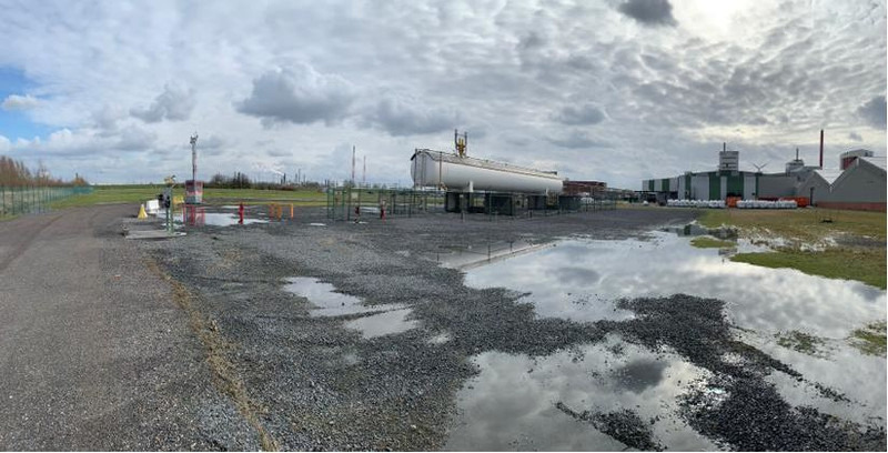 200m3 stationary gastank Gas, LPG, GPL, GAZ, Propane with Sun roof and appendages Used Tank ID 1.209 - Tanque de almacenamiento: foto 5 200m3 stationary gastank Gas, LPG, GPL, GAZ, Propane with Sun roof and appendages Used Tank ID 1.209 - Tanque de almacenamiento: foto 5
