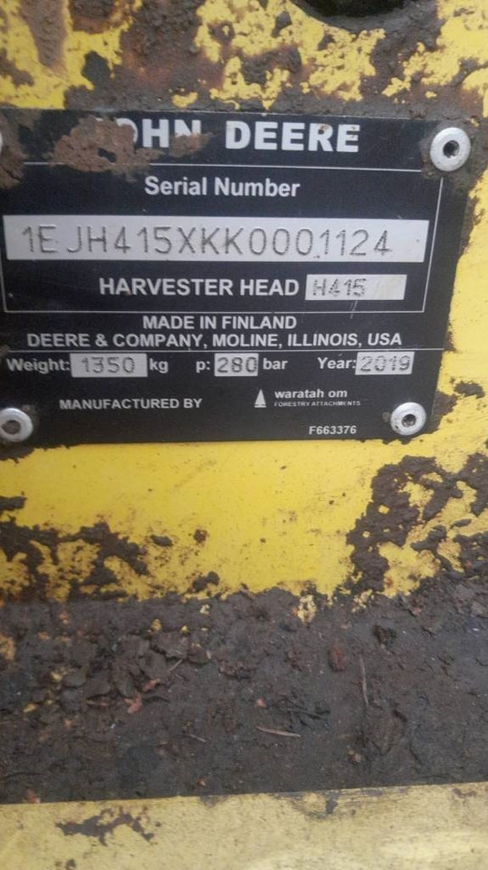 John Deere 1270 E - Procesadora forestal: foto 5 John Deere 1270 E - Procesadora forestal: foto 5