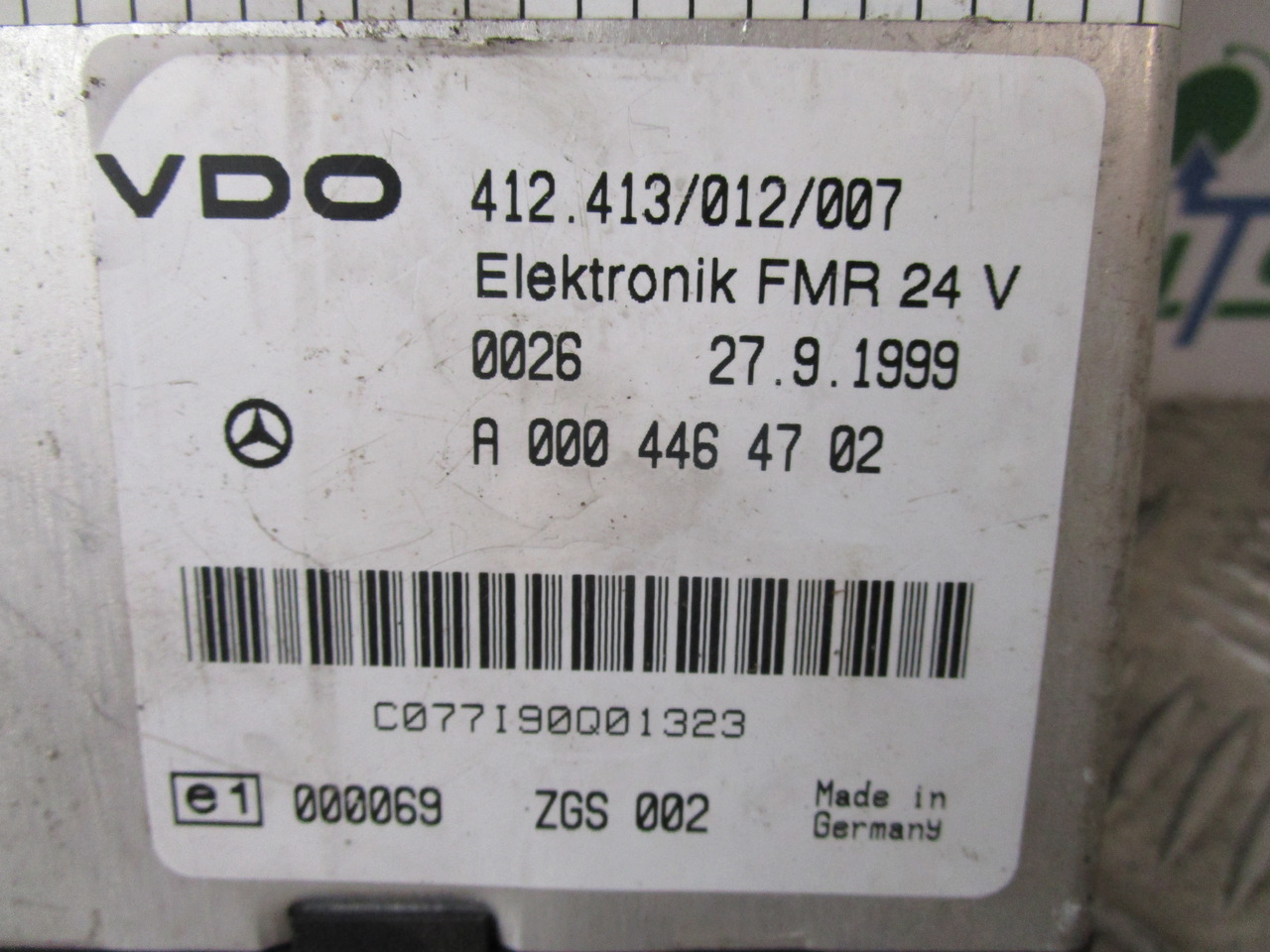 MERCEDES ATEGO FMR UNIT P/NO A0004464702 - Sistema eléctrico para Camión: foto 2 MERCEDES ATEGO FMR UNIT P/NO A0004464702 - Sistema eléctrico para Camión: foto 2