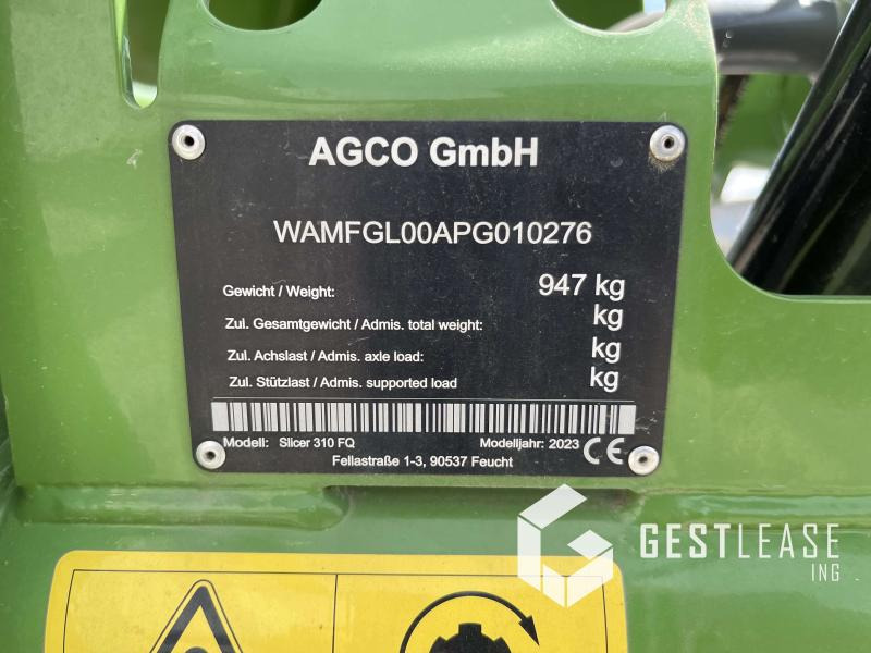 Leasing financiero de Fendt SLICER 310 FQ leasing Fendt SLICER 310 FQ: foto 6