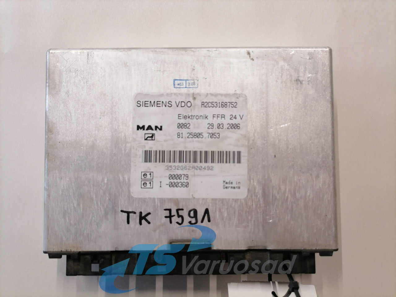 MAN Ecu, FFR 81258057053 - Unidad de control para Camión: foto 1 MAN Ecu, FFR 81258057053 - Unidad de control para Camión: foto 1