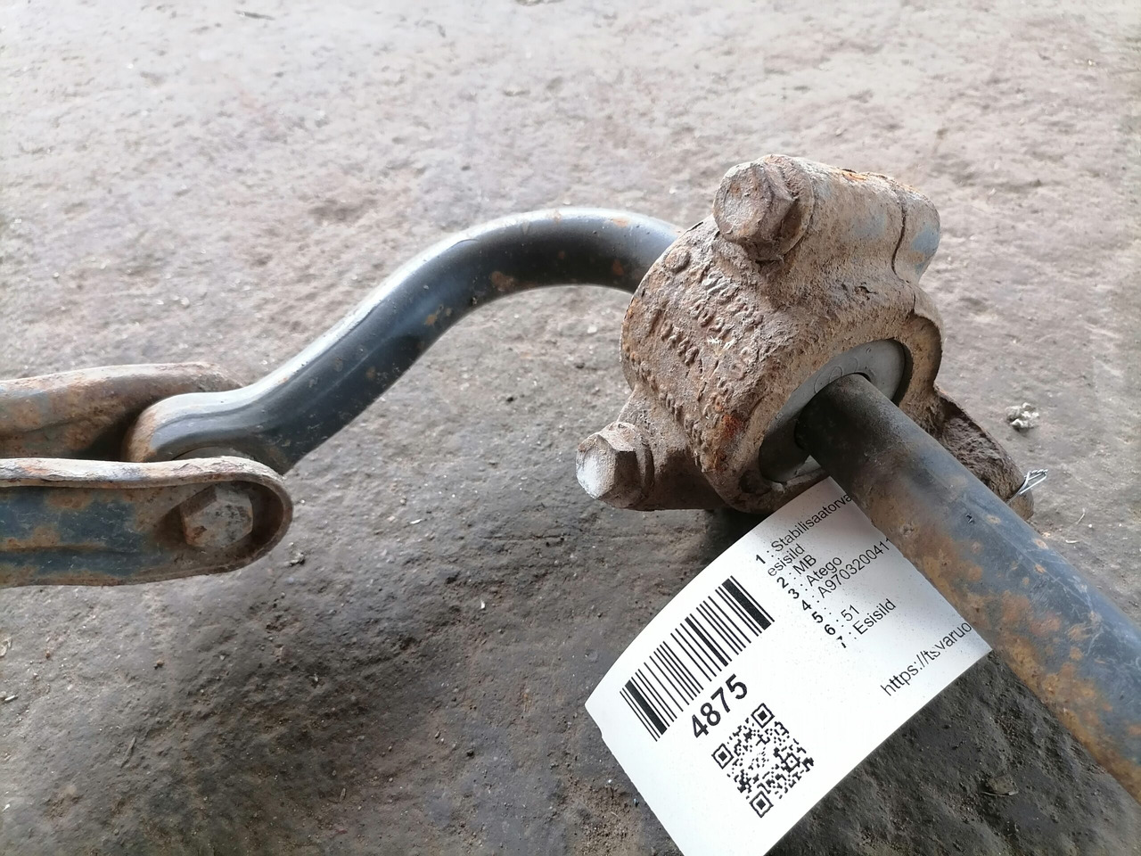 MB Anti-roll bar A9703200411 - Barra estabilizadora para Camión: foto 5 MB Anti-roll bar A9703200411 - Barra estabilizadora para Camión: foto 5