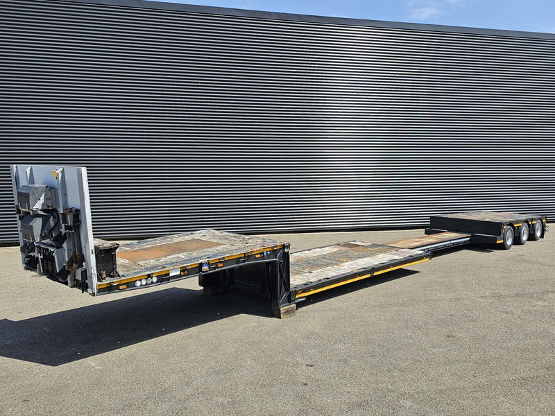MEUSBURGER MPG 3 / LOW BED / EXTENDABLE / 3 x STEERING AXLE - Góndola rebajadas semirremolque: foto 1 MEUSBURGER MPG 3 / LOW BED / EXTENDABLE / 3 x STEERING AXLE - Góndola rebajadas semirremolque: foto 1