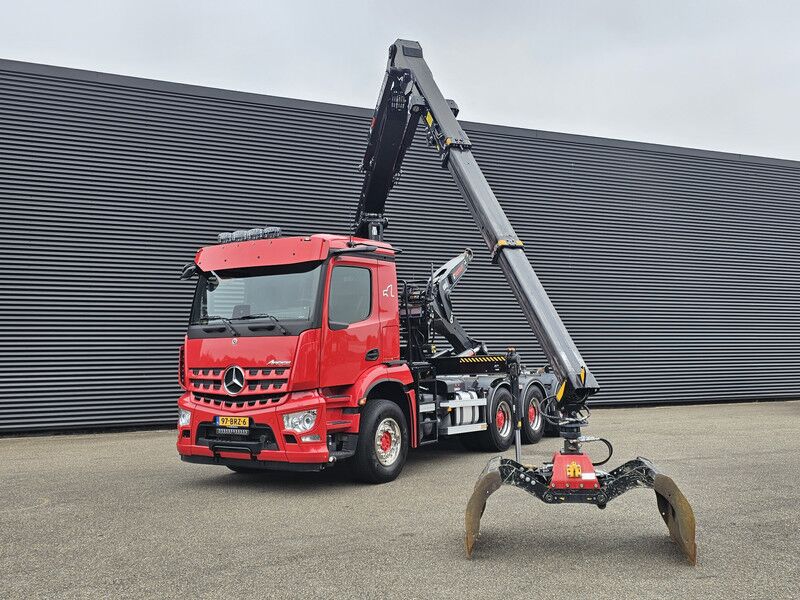 Mercedes-Benz AROCS 3645 8x4 / HIAB Z KRAAN + HAAKARM - Multibasculante camión, Camión grúa: foto 3 Mercedes-Benz AROCS 3645 8x4 / HIAB Z KRAAN + HAAKARM - Multibasculante camión, Camión grúa: foto 3