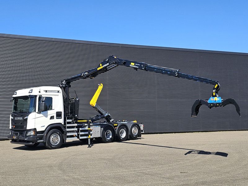 Scania G460 XT 8x4/4 / PALFINGER EPSILON + CONTAINER SYSTEEM - Multibasculante camión, Camión grúa: foto 2 Scania G460 XT 8x4/4 / PALFINGER EPSILON + CONTAINER SYSTEEM - Multibasculante camión, Camión grúa: foto 2