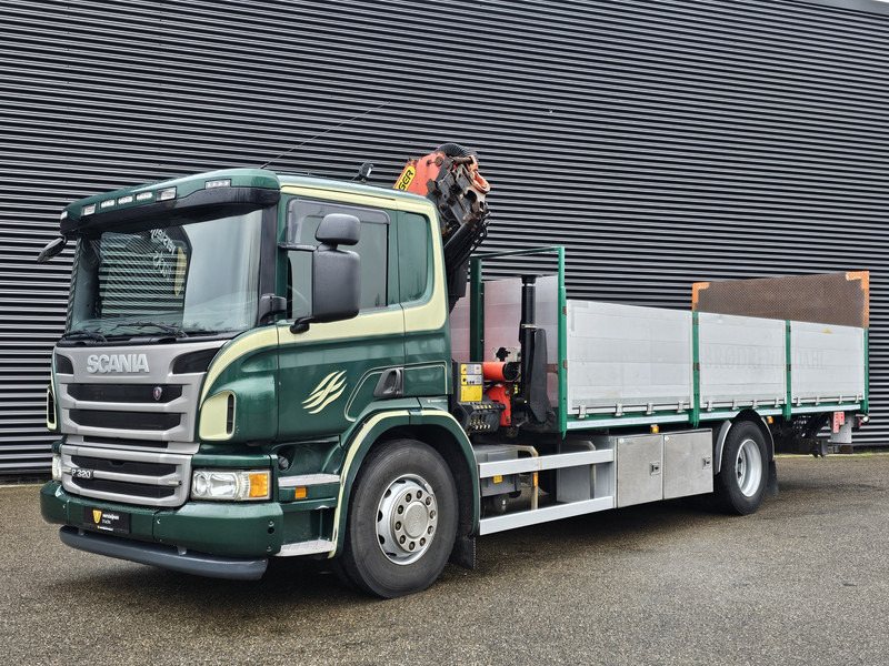 Camión caja abierta, Camión grúa Scania P320 / 4x2 / PALFINGER PK14002 / CRANE/KRAN: foto 10