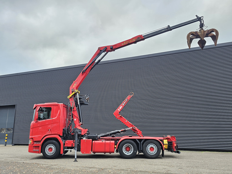 Scania R520 V8 6x2/4 / EPSILON CRANE + HOOKLIFT - Multibasculante camión, Camión grúa: foto 3 Scania R520 V8 6x2/4 / EPSILON CRANE + HOOKLIFT - Multibasculante camión, Camión grúa: foto 3