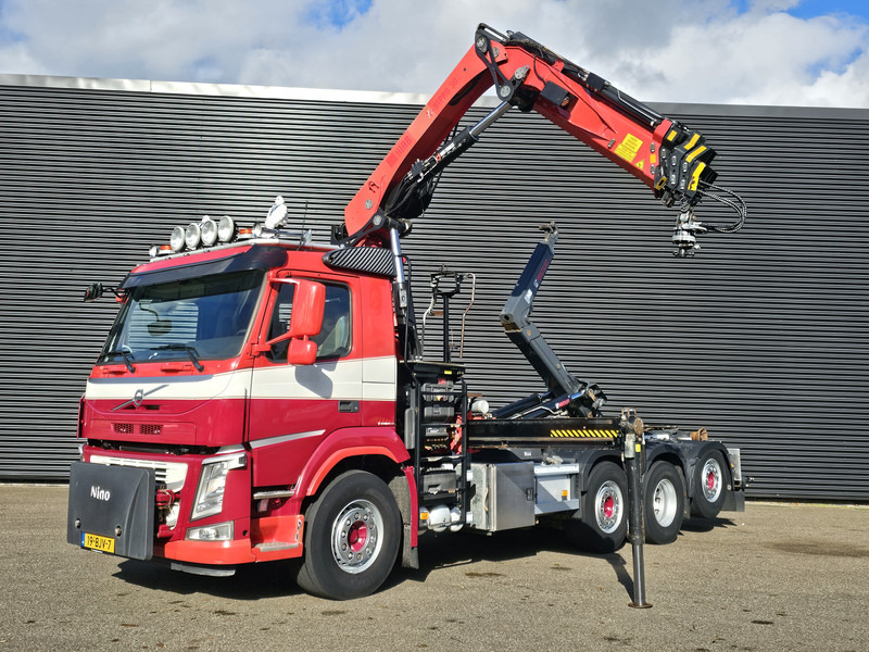Volvo FM 420 8x2 / HIAB HOOKLIFT + 30 t/m CRANE - KRAN - Multibasculante camión, Camión grúa: foto 4 Volvo FM 420 8x2 / HIAB HOOKLIFT + 30 t/m CRANE - KRAN - Multibasculante camión, Camión grúa: foto 4