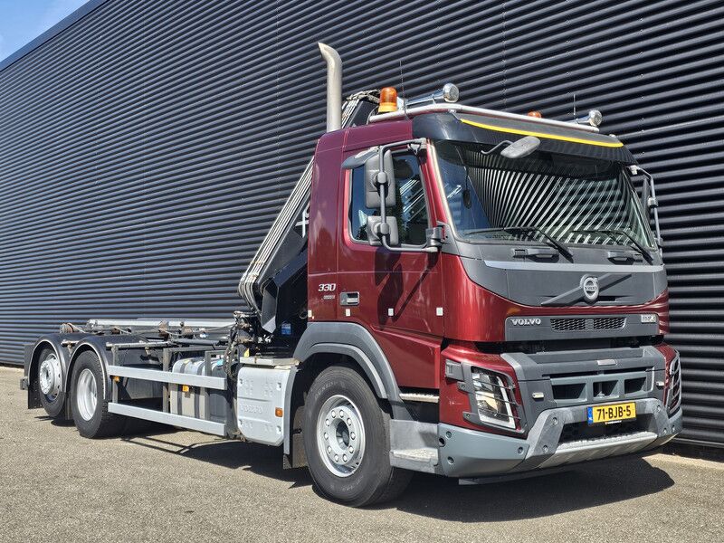 Camión con equipo de cable, Camión grúa Volvo FMX 330 6x2*4 / HIAB CRANE KRAN / CONTAINER SYSTEM: foto 9 Camión con equipo de cable, Camión grúa Volvo FMX 330 6x2*4 / HIAB CRANE KRAN / CONTAINER SYSTEM: foto 9