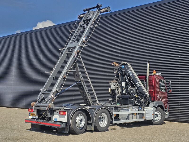 Camión con equipo de cable, Camión grúa Volvo FMX 330 6x2*4 / HIAB CRANE KRAN / CONTAINER SYSTEM: foto 10