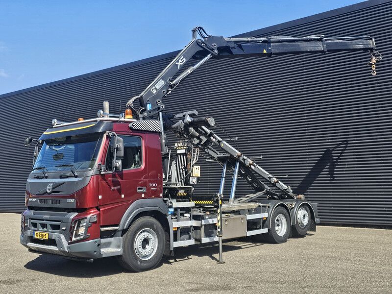 Volvo FMX 330 6x2*4 / HIAB CRANE KRAN / CONTAINER SYSTEM - Camión con equipo de cable, Camión grúa: foto 1 Volvo FMX 330 6x2*4 / HIAB CRANE KRAN / CONTAINER SYSTEM - Camión con equipo de cable, Camión grúa: foto 1