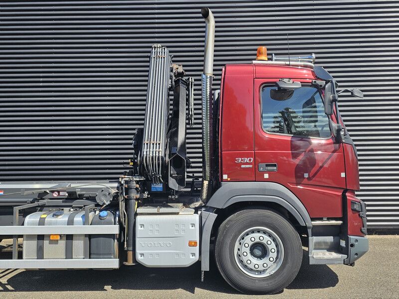Camión con equipo de cable, Camión grúa Volvo FMX 330 6x2*4 / HIAB CRANE KRAN / CONTAINER SYSTEM: foto 15