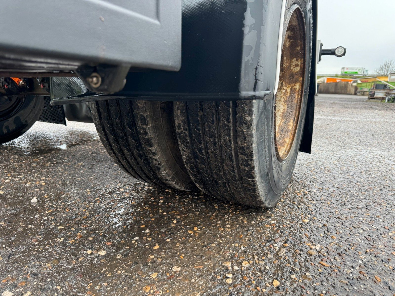 Remolque multilift/ Portacontenedores de cadenas Hüffermann 2 Achs Abrollanhänger mit Schlitten: foto 13 Remolque multilift/ Portacontenedores de cadenas Hüffermann 2 Achs Abrollanhänger mit Schlitten: foto 13