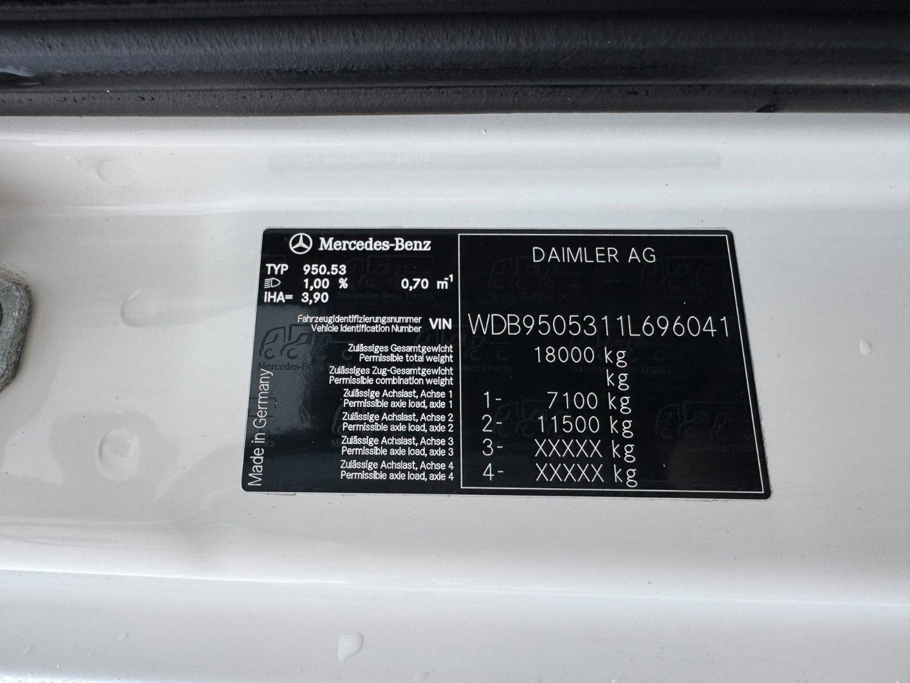 Mercedes-Benz 1833 4X2 Meiller AK 12 Absetzkipper Mercedes-Benz 1833 4X2 Meiller AK 12 Absetzkipper - Portacontenedor de cadenas camión: foto 3 Mercedes-Benz 1833 4X2 Meiller AK 12 Absetzkipper Mercedes-Benz 1833 4X2 Meiller AK 12 Absetzkipper - Portacontenedor de cadenas camión: foto 3
