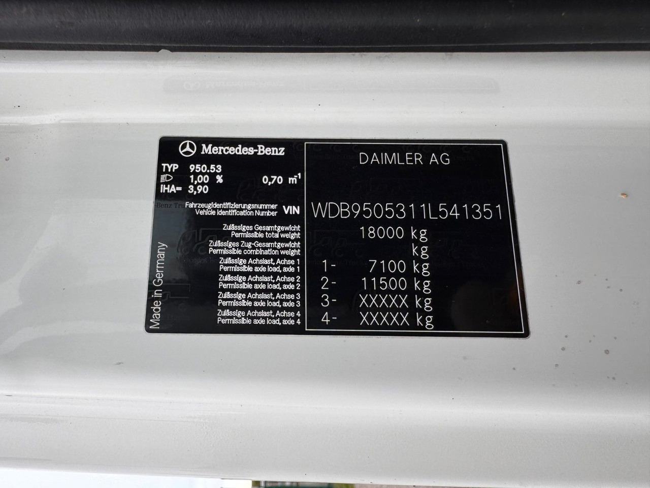 Mercedes-Benz 1833 4X2 Meiller Tele Absetzkipper - Volquete camión: foto 3 Mercedes-Benz 1833 4X2 Meiller Tele Absetzkipper - Volquete camión: foto 3