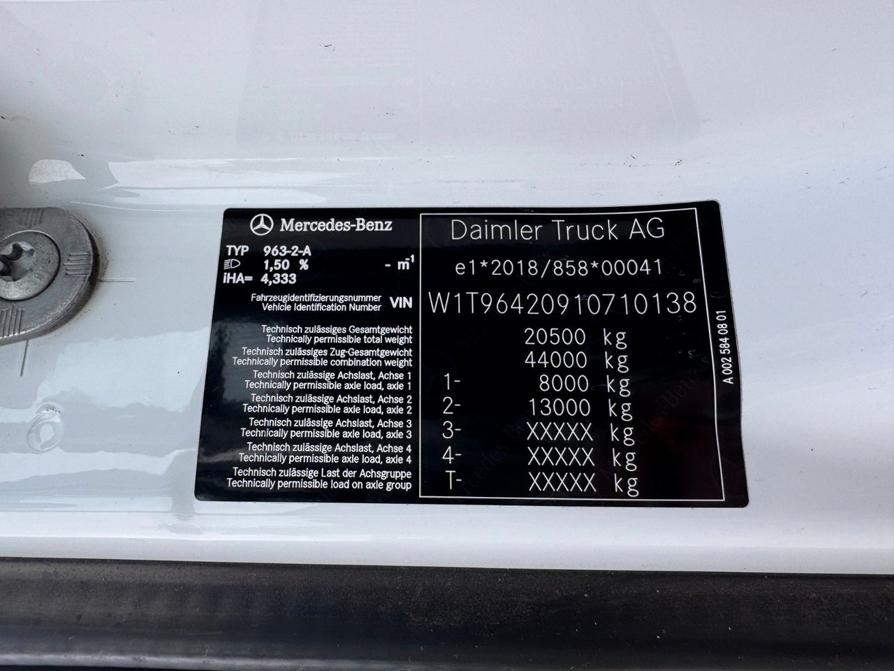 Mercedes-Benz 1840 2140 4X2 Kipper % Kran mit Funk Top Zust. - Volquete camión: foto 3 Mercedes-Benz 1840 2140 4X2 Kipper % Kran mit Funk Top Zust. - Volquete camión: foto 3
