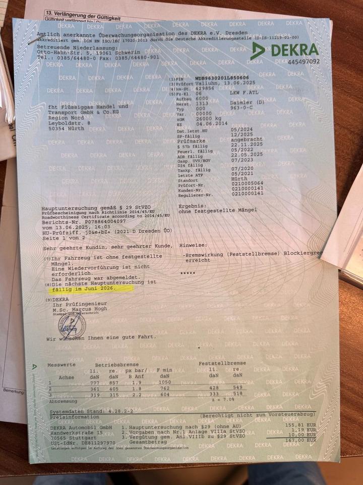 Mercedes-Benz 2536 ADR Valid & kipphydraulik für Gastank - Cisterna camión: foto 4 Mercedes-Benz 2536 ADR Valid & kipphydraulik für Gastank - Cisterna camión: foto 4