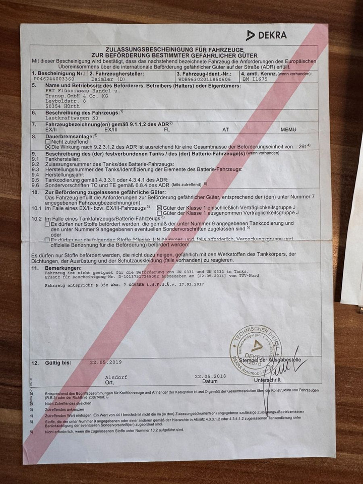 Mercedes-Benz 2536 ADR Valid & kipphydraulik für Gastank - Cisterna camión: foto 5 Mercedes-Benz 2536 ADR Valid & kipphydraulik für Gastank - Cisterna camión: foto 5