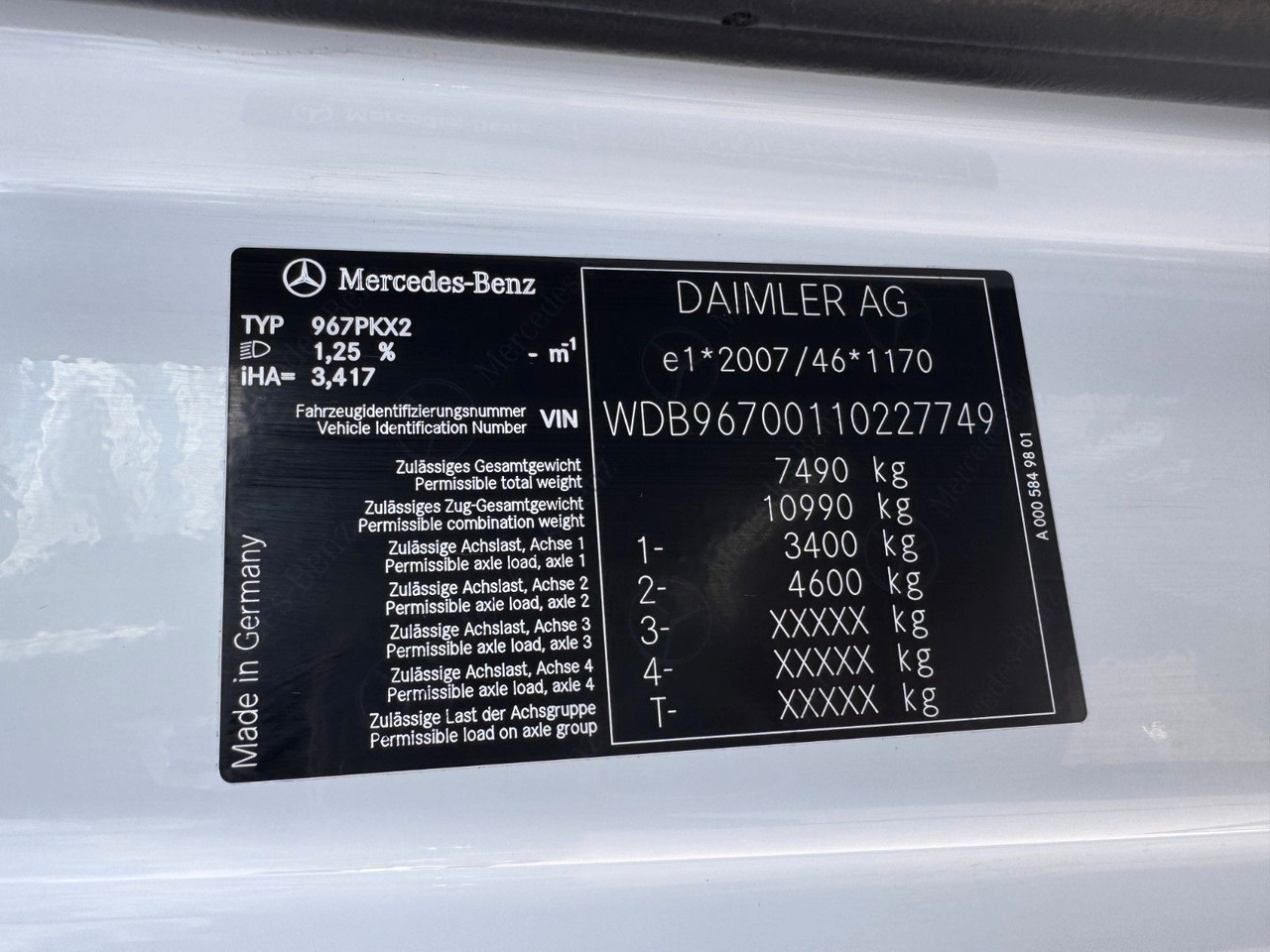 Mercedes-Benz 816 4X2 mit neuem Hyva Abroller Funk - Multibasculante camión: foto 3 Mercedes-Benz 816 4X2 mit neuem Hyva Abroller Funk - Multibasculante camión: foto 3