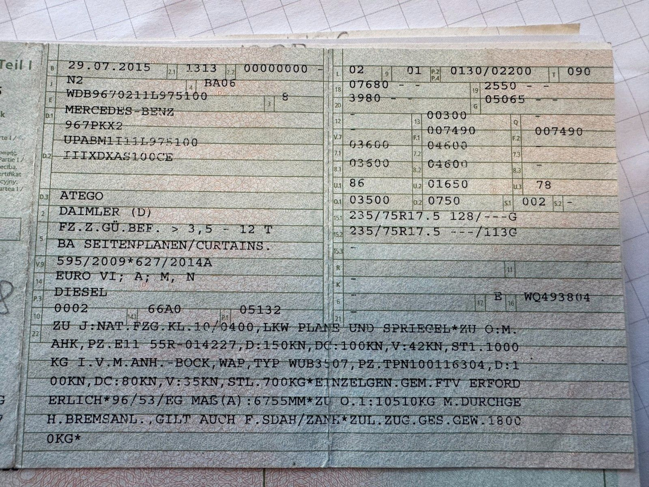 Mercedes-Benz 818 4X2 Pritsche & Plane & Tang Pritsche & Plane Mercedes-Benz 818 4X2 Pritsche & Plane & Tang Pritsche & Plane - Furgoneta con caja de lona: foto 2 Mercedes-Benz 818 4X2 Pritsche & Plane & Tang Pritsche & Plane Mercedes-Benz 818 4X2 Pritsche & Plane & Tang Pritsche & Plane - Furgoneta con caja de lona: foto 2