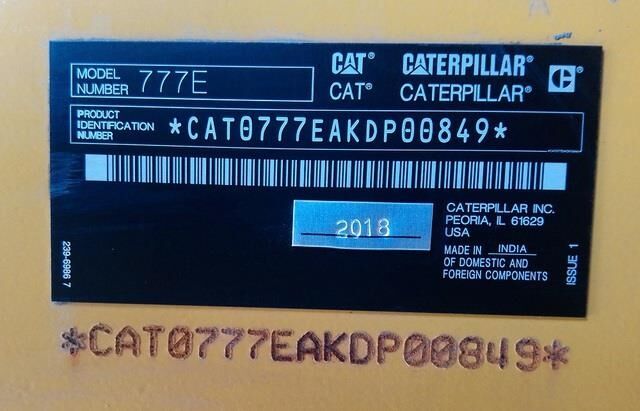 CAT 777E - Dúmper rígido: foto 5 CAT 777E - Dúmper rígido: foto 5
