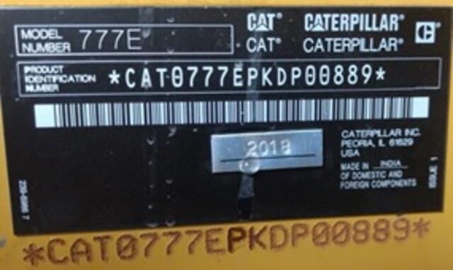 CAT 777E - Dúmper rígido: foto 5 CAT 777E - Dúmper rígido: foto 5