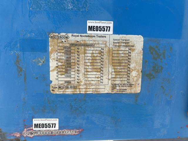 Nooteboom MCO-156-36V - Góndola rebajadas semirremolque: foto 5 Nooteboom MCO-156-36V - Góndola rebajadas semirremolque: foto 5