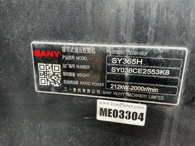 Sany SY365H - Excavadora de cadenas: foto 5 Sany SY365H - Excavadora de cadenas: foto 5