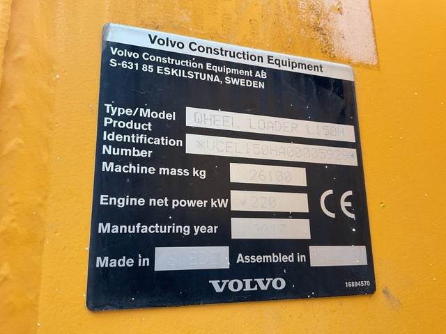 Volvo L150H - Cargadora de ruedas: foto 5 Volvo L150H - Cargadora de ruedas: foto 5
