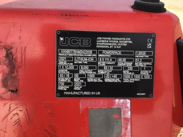 JCB 1.50QE - Generador industriale: foto 5 JCB 1.50QE - Generador industriale: foto 5