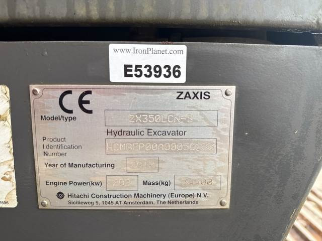 Hitachi ZX350LCN-3 - Excavadora de cadenas: foto 5 Hitachi ZX350LCN-3 - Excavadora de cadenas: foto 5