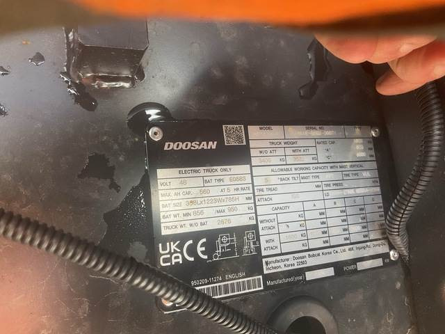 Doosan BR16JW-9 - Retráctil: foto 5 Doosan BR16JW-9 - Retráctil: foto 5