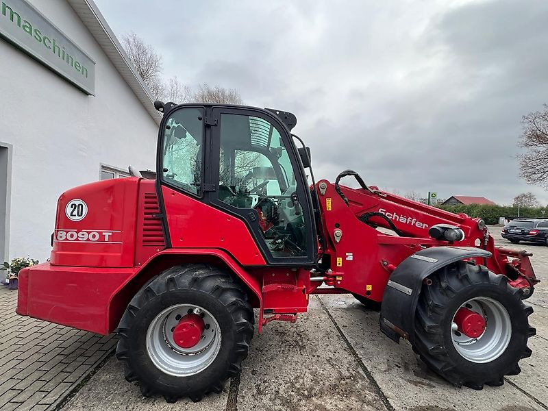 Schäffer 8090T Kabine Teleskopradlader Weidemann-HV - Cargadora de ruedas telescópica: foto 4 Schäffer 8090T Kabine Teleskopradlader Weidemann-HV - Cargadora de ruedas telescópica: foto 4