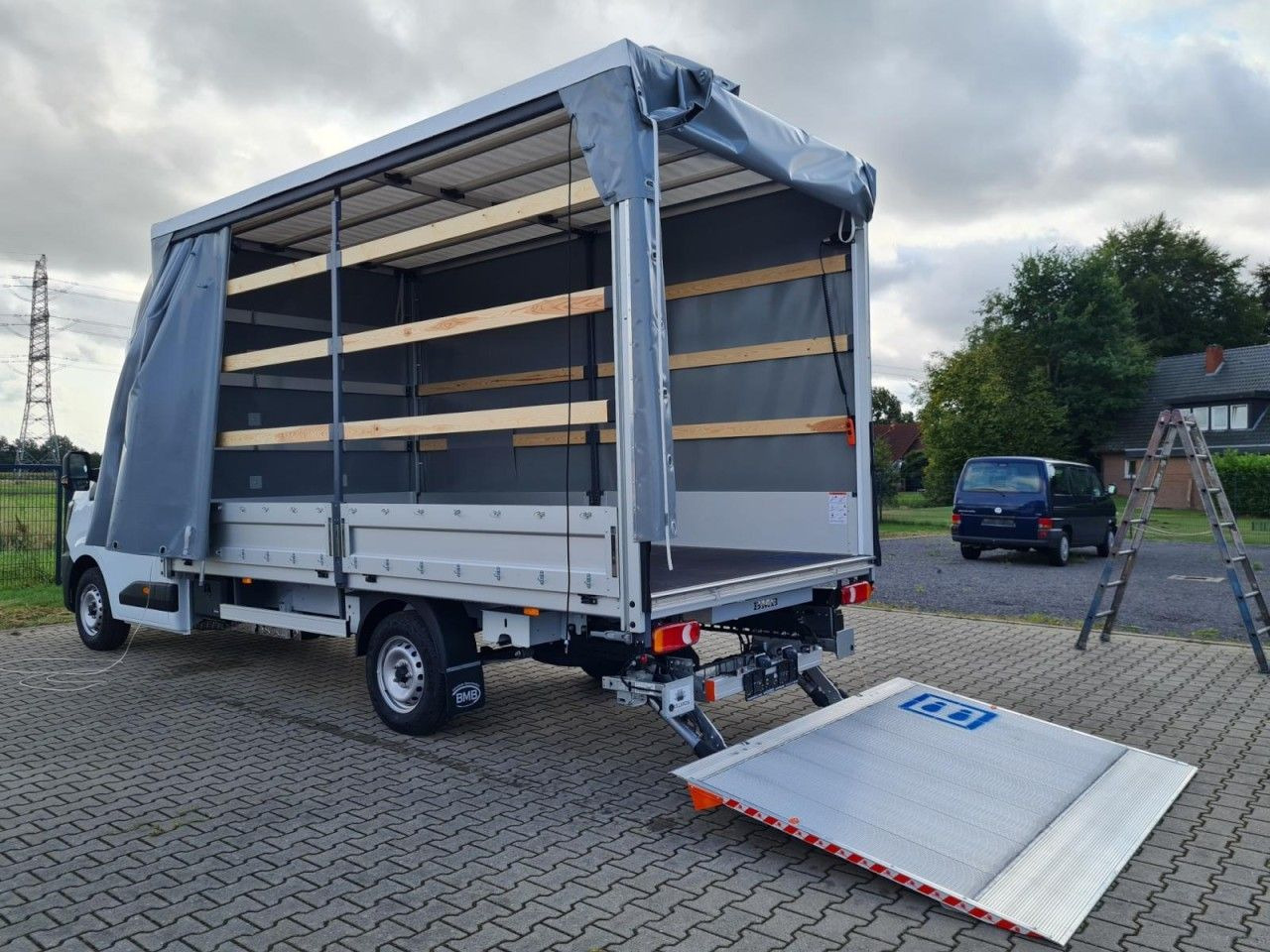Furgoneta con caja de lona Renault Master Pritsche 2x Schiebe Plane Schlafkab LBW: foto 6
