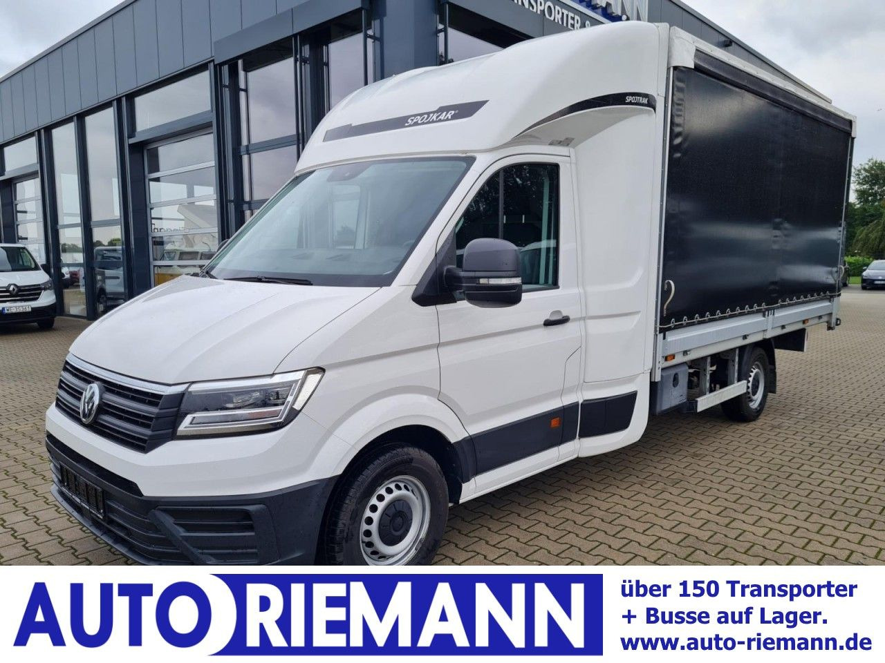 Volkswagen Crafter 35 Pritsche Schlafkabine LED TEMPOMAT - Furgoneta con caja de lona: foto 1 Volkswagen Crafter 35 Pritsche Schlafkabine LED TEMPOMAT - Furgoneta con caja de lona: foto 1