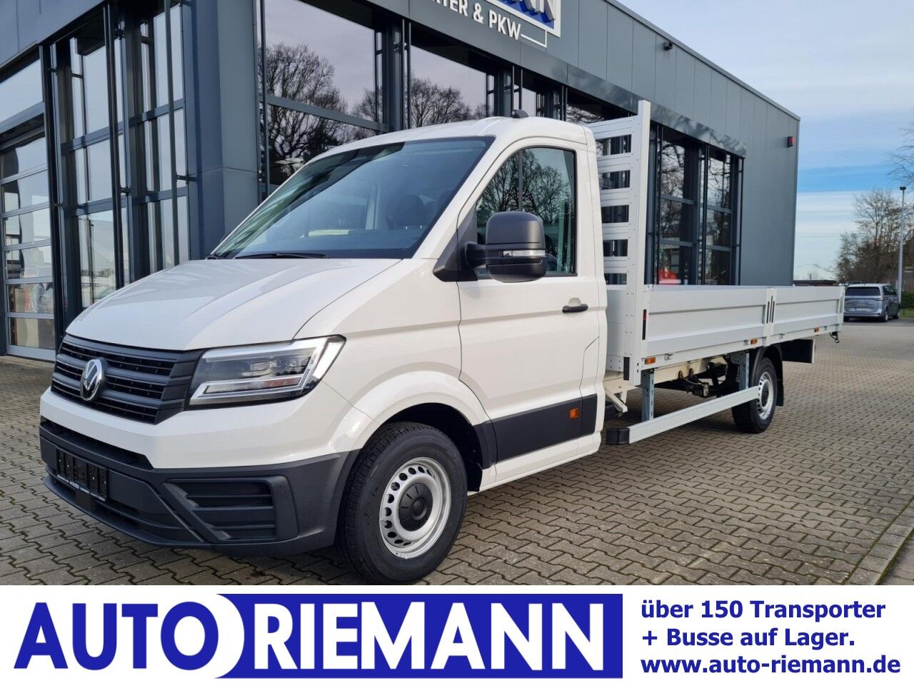 Volkswagen Crafter 35 Pritsche lang L4 AHK ERGO LED TEMPOMAT - Caja abierta furgoneta: foto 1 Volkswagen Crafter 35 Pritsche lang L4 AHK ERGO LED TEMPOMAT - Caja abierta furgoneta: foto 1