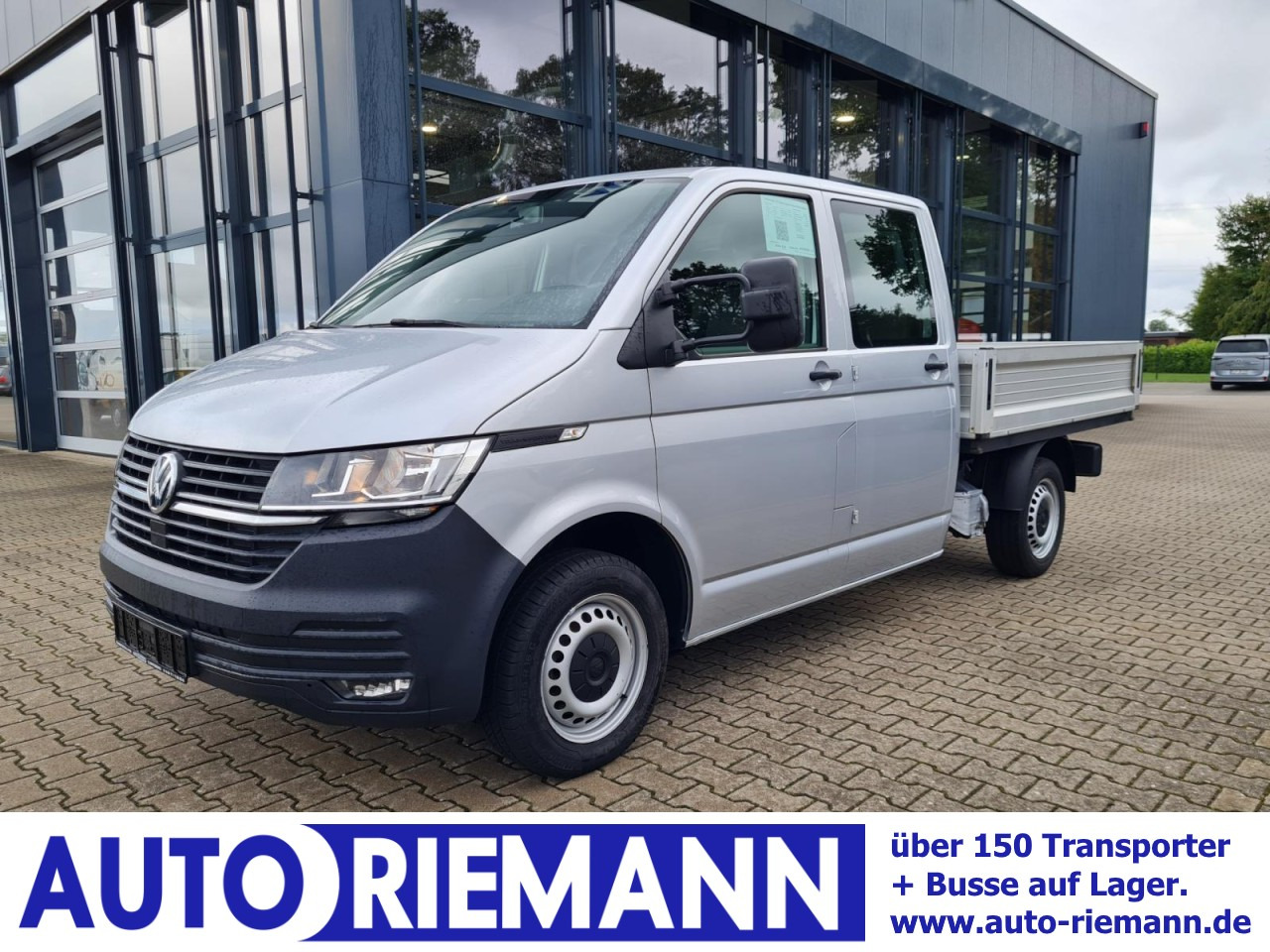 Volkswagen T6.1 Pritsche LR Doka 6-Sitze KLIMA - Caja abierta furgoneta, Furgoneta combi: foto 1 Volkswagen T6.1 Pritsche LR Doka 6-Sitze KLIMA - Caja abierta furgoneta, Furgoneta combi: foto 1