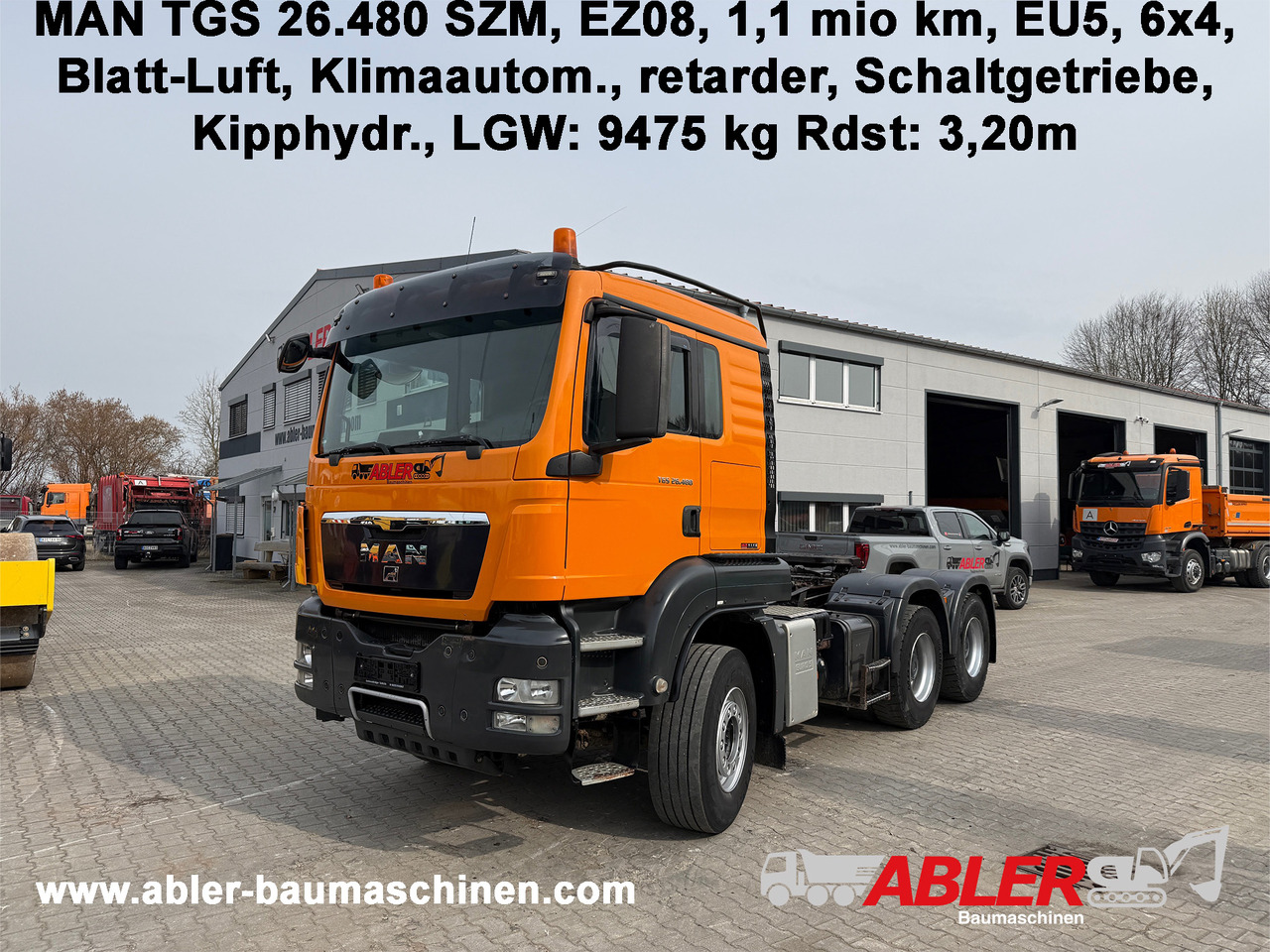 MAN TGS 26.480 SZM 6x4 Klima Retarder - Cabeza tractora: foto 1 MAN TGS 26.480 SZM 6x4 Klima Retarder - Cabeza tractora: foto 1