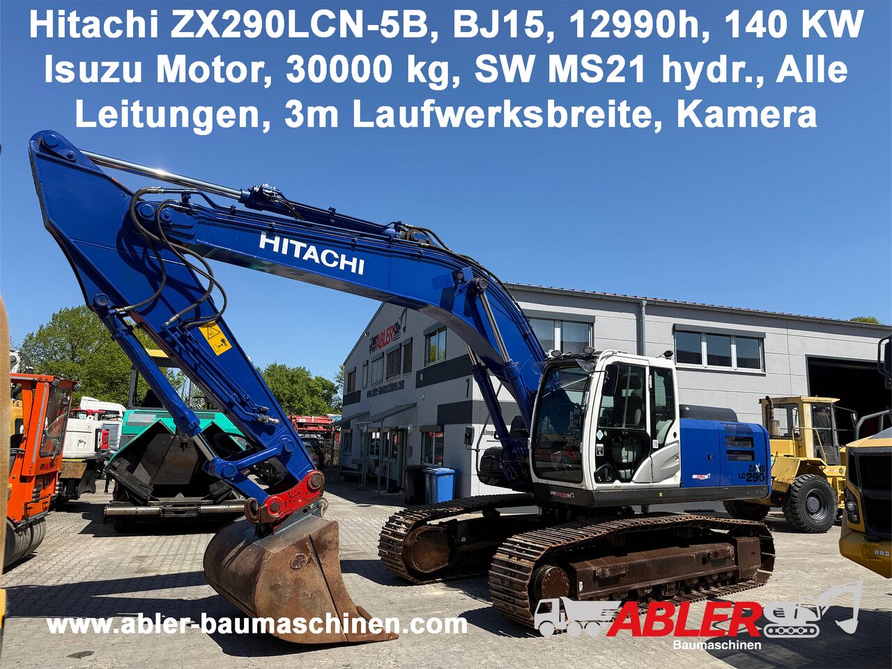 Hitachi ZX290LCN-5B 140 kW SW Kamera alle Leitungen - Excavadora: foto 1 Hitachi ZX290LCN-5B 140 kW SW Kamera alle Leitungen - Excavadora: foto 1