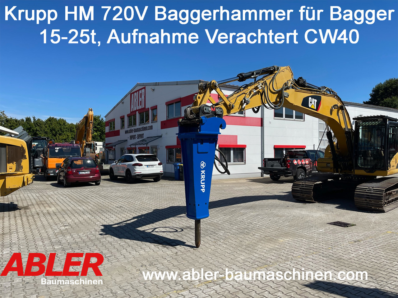 Krupp HM720V Baggerhammer 15-25t - Martillo hidráulico para Maquinaria de construcción: foto 1 Krupp HM720V Baggerhammer 15-25t - Martillo hidráulico para Maquinaria de construcción: foto 1