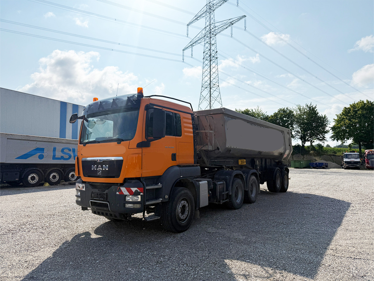 MAN TGS 26.480 SZM 6x4 mit Kippauflieger - Volquete camión: foto 2 MAN TGS 26.480 SZM 6x4 mit Kippauflieger - Volquete camión: foto 2